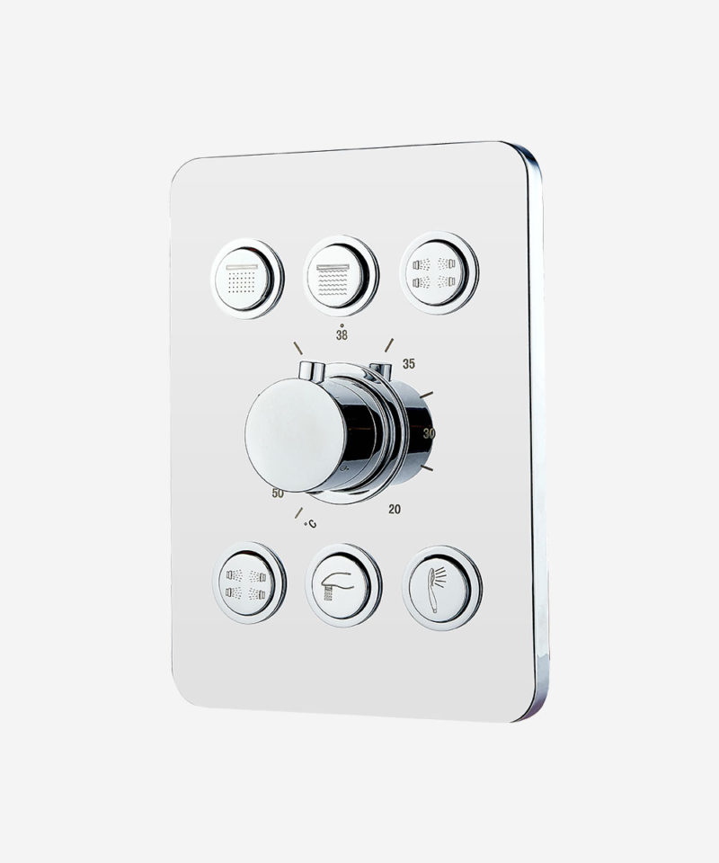 Six Function Thermostatic Divertor