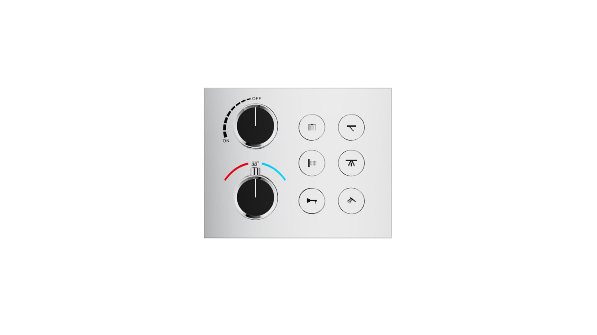 Six Function Thermostatic Diverter with Flow Control - Image 3