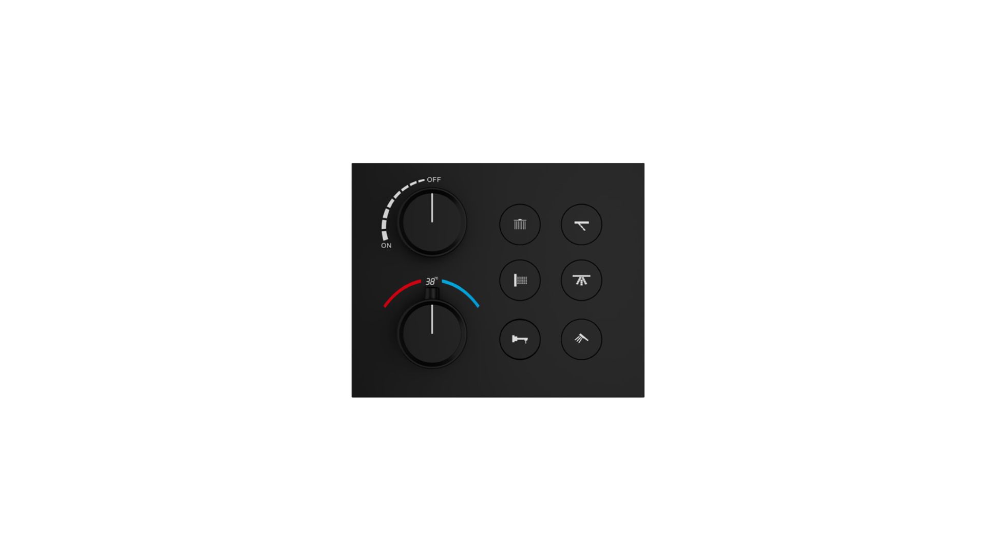 Six Function Thermostatic Diverter with Flow Control - Image 4
